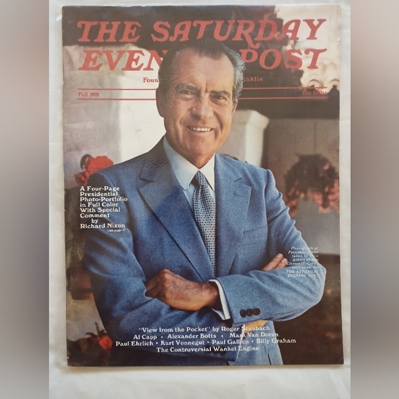Vintage Magazine The Saturday Evening Post fall 1972 - Picture 1 of 2